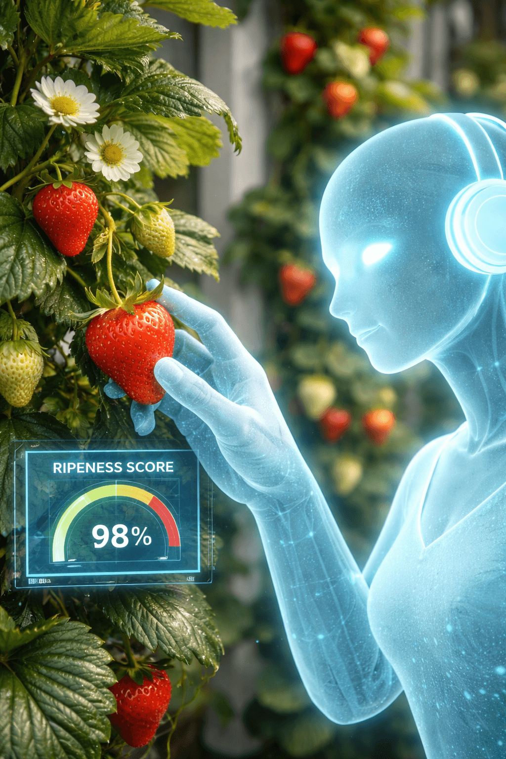 Close-up of a fresh strawberry